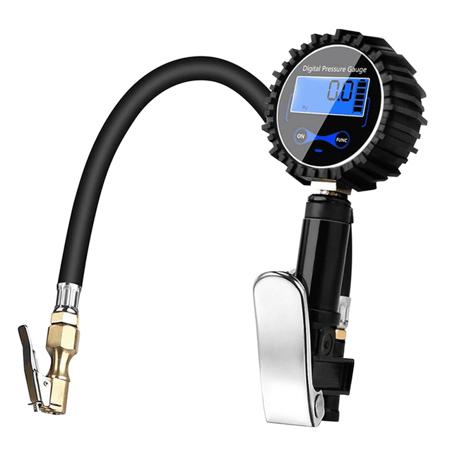 Contador de Presión de Neumáticos con Pantalla LCD de 250 Psi, Comprobador Digital de Presión de Inflado para Vehículos, Medidor de Presión de Monitoreo de Inflado