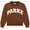 Brown with White Letters, variant on In Stock 2025 Cross PARKE Unisex Casual Hoodie Sweatshirt Sports Fitness Printed Hoodie Direct from Manufacturer