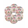 thumbnail image 7 of 15 Inch Round Placemats Set of 6, Spring Gnomes Non Slip Heat Insulation PP Table Mats, Farmhhouse Floral Botanical Rustic Washable Place Mats for Kitchen Dining Party Table Decor, 7 of 7