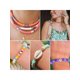 thumbnail image 5 of 1Box/6000 Pcs Clay Beads for Bracelet Making, 24 Colors Flat Round Polymer Clay Beads 6mm Spacer Heishi Beads with Pendant Charms Kit and Elastic Strings for Jewelry Making Kit Bracelets Necklace For, 5 of 5