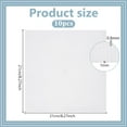 thumbnail image 2 of 10PCS 14 CT Mesh Plastic Blank Sheets 8.25x8.25 Inch Plastic Mesh Canvas Square Stitch Pieces for Embroidery Making Crafts DIY Crochet Projects diy, 2 of 6