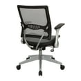 thumbnail image 4 of Light Air Grid Back and Seat Manager's Chair in Gray Fabric with Platinum Base, 4 of 10