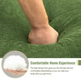 thumbnail image 6 of 110'' Modular Sectional Sofa Legless Design Couch with Chaise, Chenille Fabric L-Shaped Upholstered Sofa Couches, Modern Free Combination Living Room Sofa Sets, Green, 6 of 9