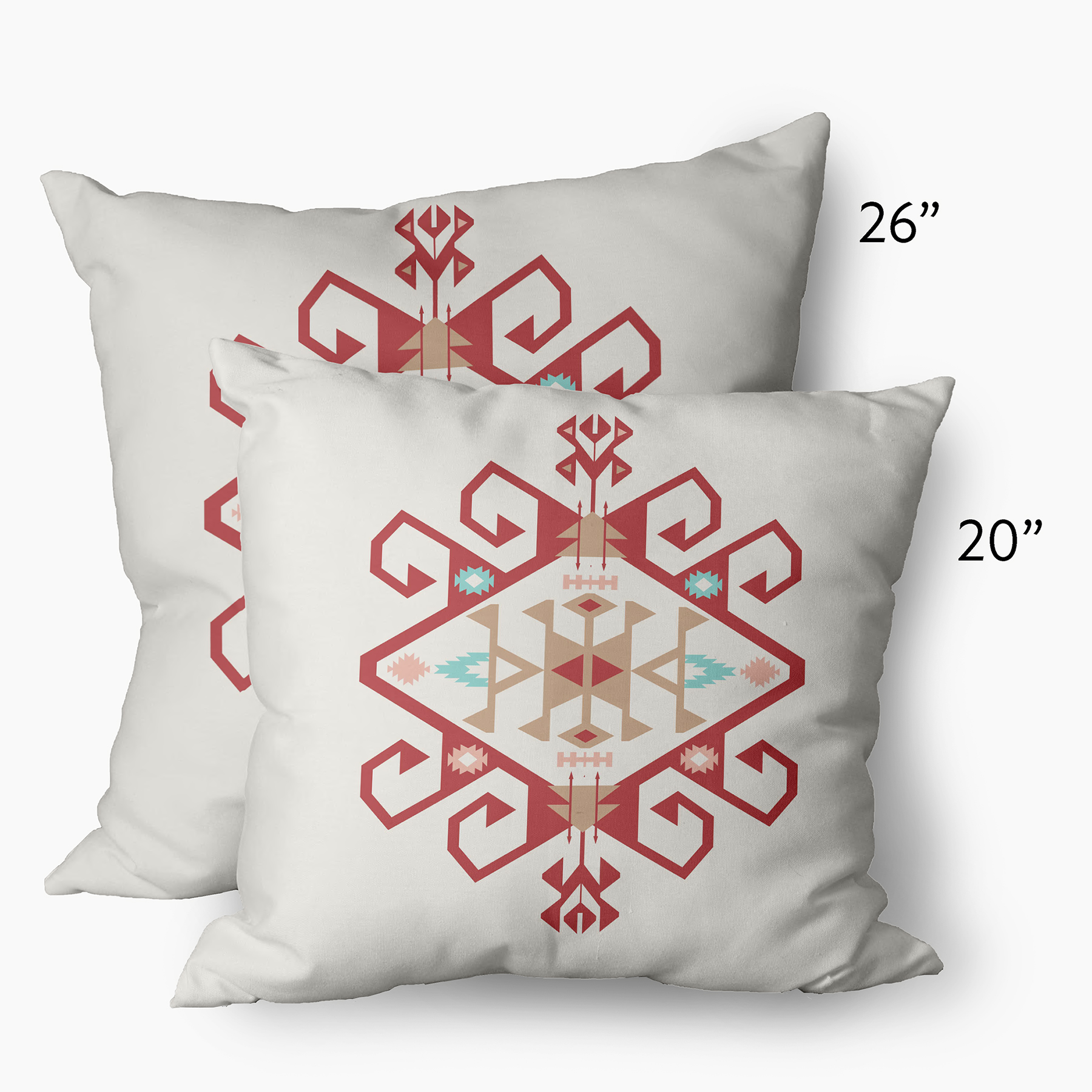26" x 26" Simply Daisy Southwest Medallion Decorative Throw Pillow