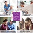 thumbnail image 6 of Inspirational Gifts for Women，Thank You Gifts for Women,Inspirational Positive Energy , Purple Blanket for Mom Mothers-in-Law Sister Colleague Friend（Throw Blankets 50inx60in）, 6 of 6