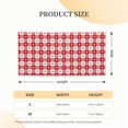 thumbnail image 6 of Zufioo Red Plaid Daisy Print Holiday Banners, Party Banners, Hanging Flags, Bar Shopping Mall Garden Wall Decorations, Holiday Decoration Supplies-Small, 6 of 8