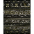 thumbnail image 2 of SAFAVIEH Tibetan Colton Abstract Shag Area Rug, Black/Green, 8' x 10', 2 of 5