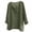 Army Green, variant on WTOBBY Women's Cotton Linen V-Neck Long Sleeve Shirt, Solid Color Casual Loose Fit Top, Relaxed Fashion Tee for Breathable Comfort, Unisex Style,Army Green L