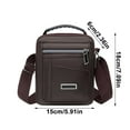 thumbnail image 4 of VibHome Men's Shoulder Bags New Casual Men's Bags Messenger Bags Large Cloth Trend Vertical Small Backpack Travel Bags, 4 of 7