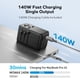 thumbnail image 2 of Adaptador de viaje MOMAX 140 W Universal GaN Tech Fast Charge, 2 of 6