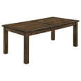 thumbnail image 2 of Coaster Coleman 7-Piece Wood Rectangular Dining Set in Rustic Golden Brown, 2 of 7