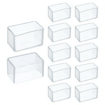 Uxcell 12 Pcs Silicone Chair Leg Floor Protectors 1.2 x 2 Inch Non-Slip Chair Leg Caps Covers for Hardwood Floors Reduce Noise and Scratches, Clear