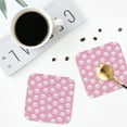 thumbnail image 4 of Kdxio Cute Cat Funny Coasters,4 Pcs Leather Coasters,Housewarming Gifts,Protect Furniture from Water Marks Scratch and Damage, 4 of 8