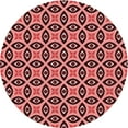 thumbnail image 1 of Ahgly Company Indoor Round Patterned Deep Red Area Rugs, 8' Round, 1 of 6