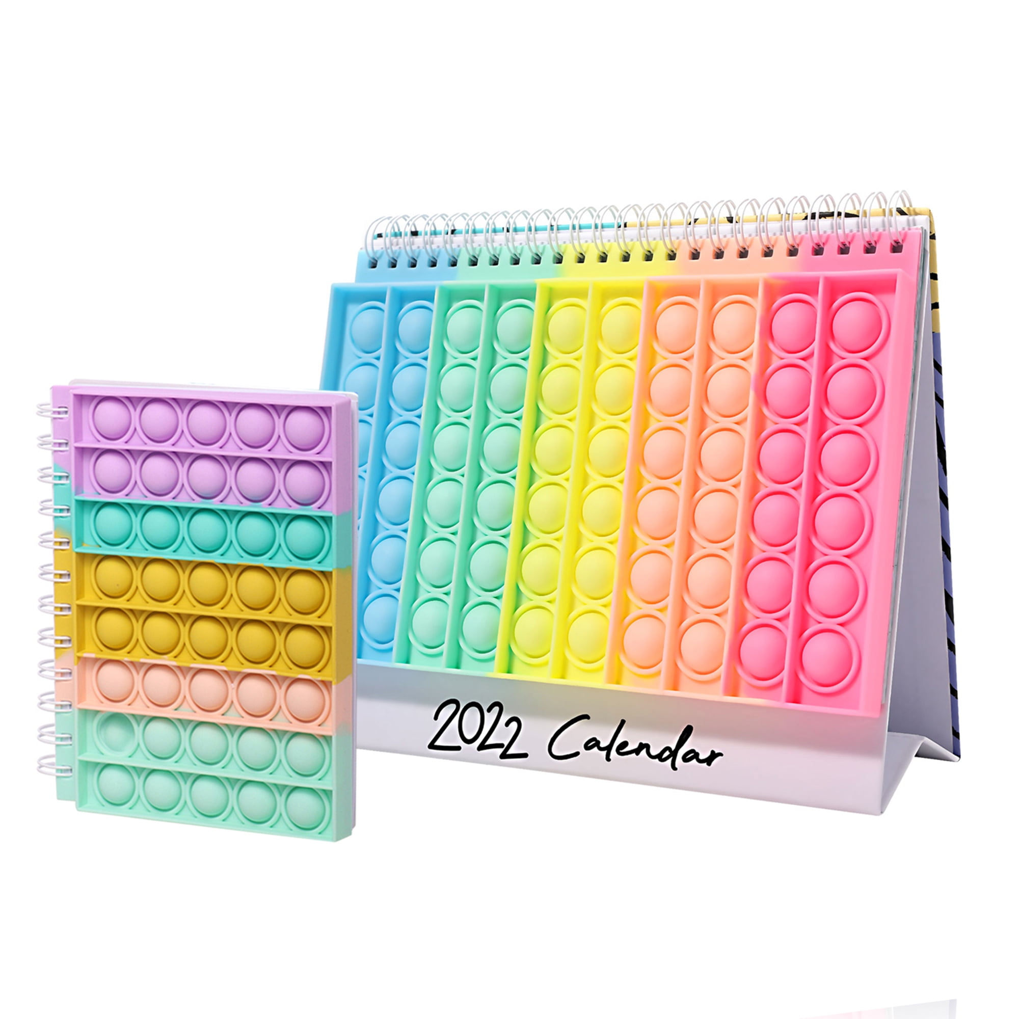 Lucakuins 2022 Fidget TIK Tok Fidget Pop Office Calendar,, Todo List