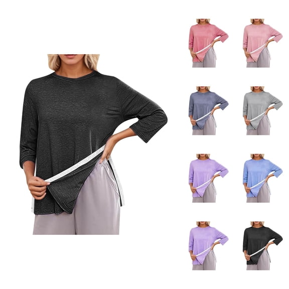 Shoulder Surgery Shirts for Women Long Sleeve Post Surgery Adaptive Clothing Tear Away Tops