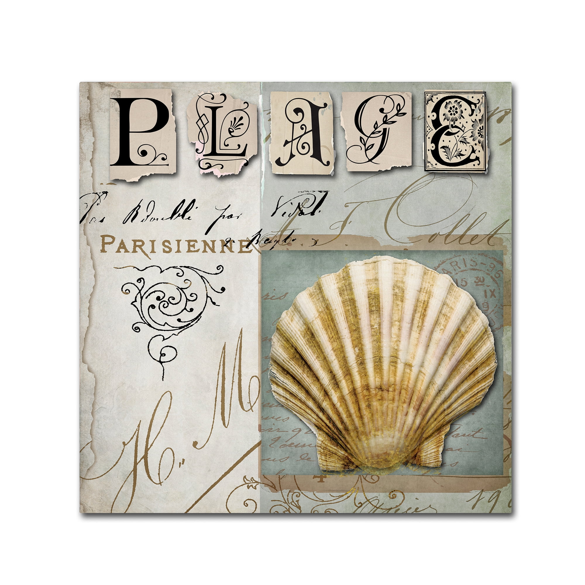 Trademark Fine Art "Beach Book I" Canvas Art by Color Bakery