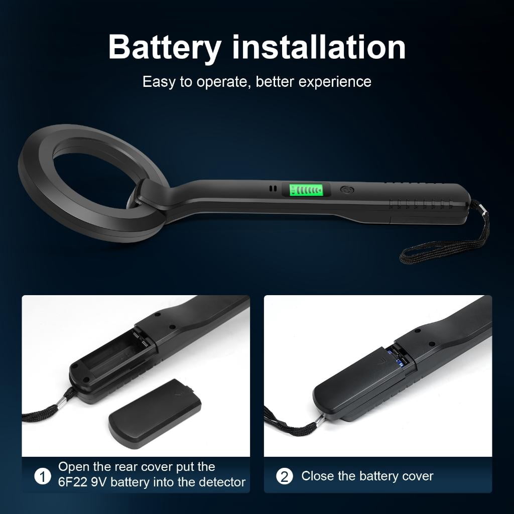 CEORPER Portable Metal Detectors Accurate Metal Detection Tool Metal Detecting Device Reliable Metal Detectors Sound Vibration