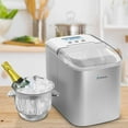 thumbnail image 3 of Costway Portable Stainless Steel Ice Maker Countertop 26LBS/24H LCD Display W/ Scoop, 3 of 10