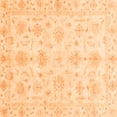 thumbnail image 1 of Ahgly Company Indoor Square Oriental Orange Modern Area Rugs, 4' Square, 1 of 4