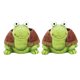thumbnail image 1 of 2 macetas para suculentas con forma de tortuga, decorativas, de resina, para bonsái, para el hogar y la oficina, color verde., 1 of 5