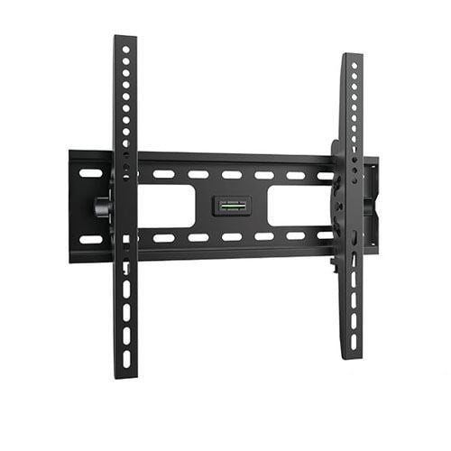 Brateck PLB-33M Classique Robuste 32 Pouces-55 Pouces 75kg/165lb Téléviseur à Écran Incurvé et Plat Inclinable Support Mural en Acier Noir