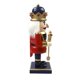 thumbnail image 4 of Cascanueces decorativo navideño Cascanueces de madera decoración navideña Cascanueces coleccionable festivo para mesas vacaciones en casa A, 4 of 9