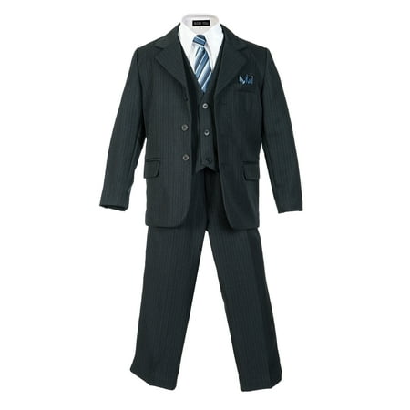 

Avery Hill Boys Pinstripe Suit Set with Matching Tie (Toddler Little Boys Big Boys)