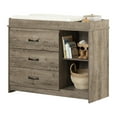 thumbnail image 3 of South Shore Tassio, Farmhouse Changing table, Wide Brown, 3 of 15