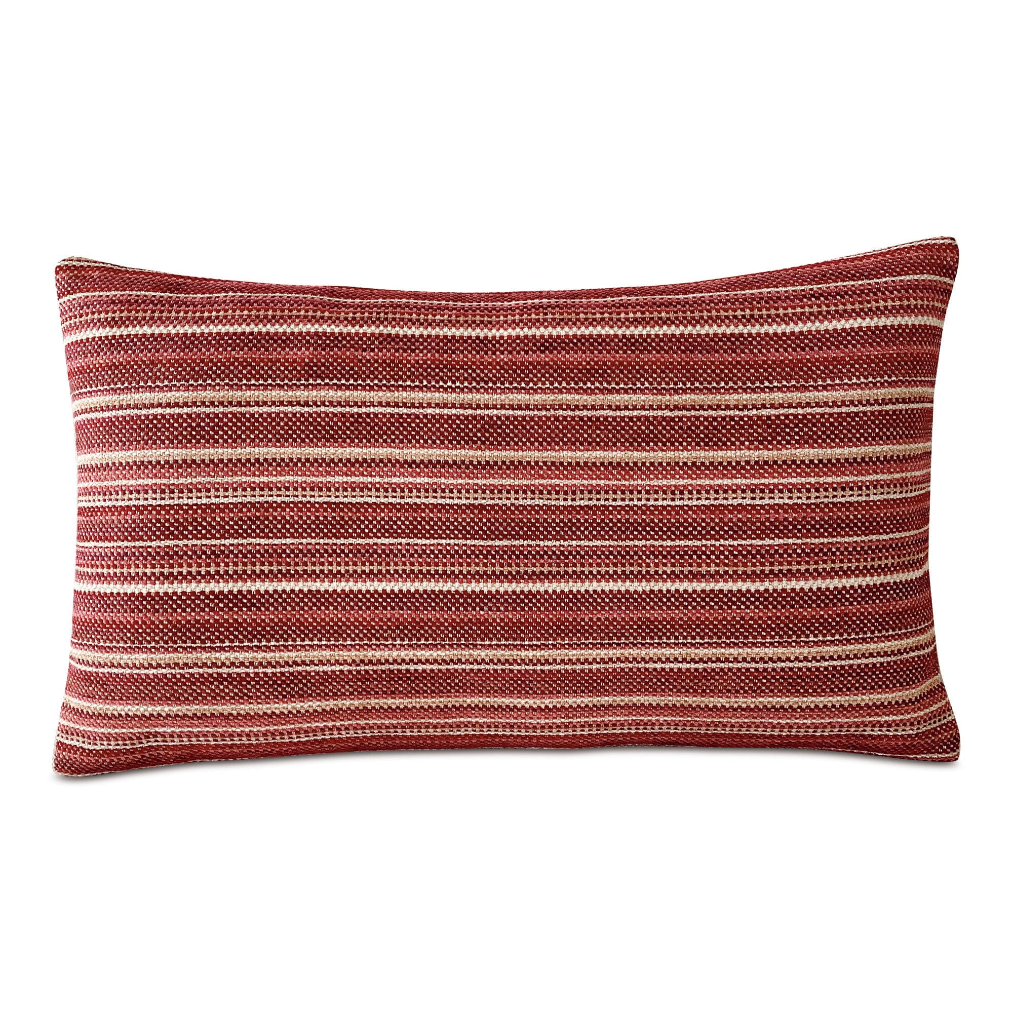 Eastlake Red Striped Lumbar Pillow Cover 13' x 22', 1 Piece