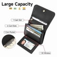 thumbnail image 3 of GAEKEAO Small Wallet for Women RFID Blocking Slim Keychian Wallet Floral Vegan Leather Card Holder with Zip Pocket ID Window, 3 of 7