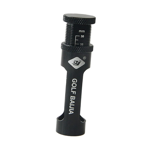 Lipstore Golf Tee Height Tool for Consistent Swings Golf Accessories for Beginners Golf Black