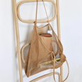 thumbnail image 4 of Bolsa de malla portátil, bolsas de almacenamiento para niños, bolsa de playa para natación, toallas, bolsa de maquillaje para mujeres, color blanco, 4 of 5