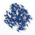 thumbnail image 2 of 100 Pcs Blue 16-14 Gauge Vinyl Wire Ring Terminals Connectors (# 10), 2 of 3