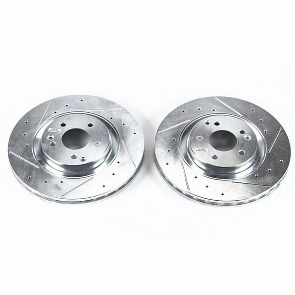 Power Stop EBR682XPR Evolution Drilled & Slotted Rotors -Front
