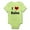 Kiwi, variant on CafePress - I Love Baba Infant Bodysuit - Baby Light Bodysuit, Size Newborn - 24 Months
