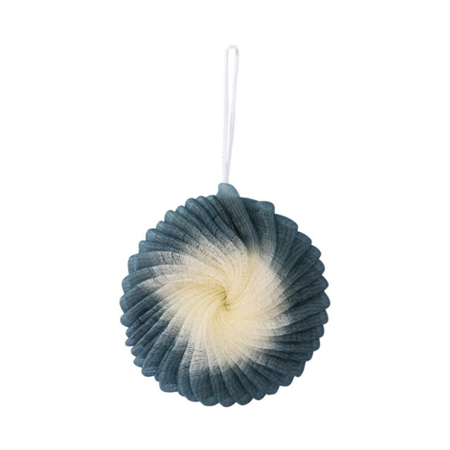 Conch Flower Bath Sponge Double Layer with Hook, Super Soft and Skin Friendly in Multiple Colors