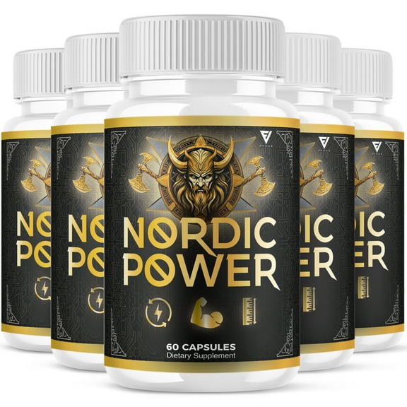 (5 Pack) Nordic Power Pills Nordic Power Performance Supplement (300 Capsules)