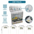 thumbnail image 6 of Summer Truck Lemon Table Runner 70 Inches, Nautical Coastal Grey Wooden Bed Runner Dresser Scarves Tabletop for Indoor Outdoor Parties/Ceremony/Banquet, 13" x 70", 6 of 9