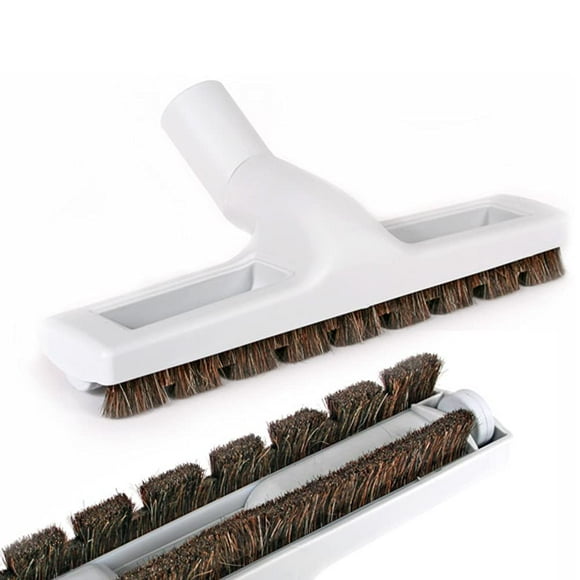 ALL PARTS ETC. 1.25” Hardwood Floor Attachment for Central Vacuum Accessories and Tools for Wood & Tile 12” Light Gray Floor Brush for Shop Vac, Bissell, Eureka & Central Vacs (Floor Brush 12” Deluxe)