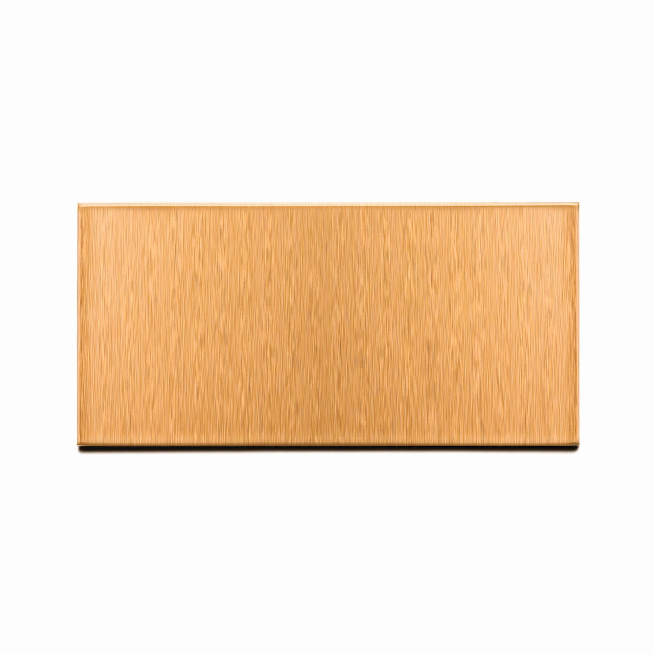 8-Pack Aspect Peel and Stick Backsplash 3in x 6in Brushed Copper Short Grain Metal Tile for Kitchen and Bathrooms