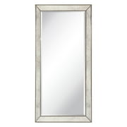 Empire Art Direct Champagne Beed Beveled Leaner, 40" x 80", Ready to Hang