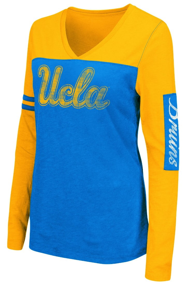UCLA Bruins Women's NCAA "Whatevs" Long Sleeve V-Neck T-Shirt by Colosseum
