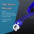 thumbnail image 3 of YISITIAN 2PCS Motorcycle Mirrors, Motorcycle Mirrors for Handlebar, Convex Handlebar Rear View Side Mirror with M8 M10 Bolt, Wide Angle Rear View Mirror Car Accessories for Scooter ATV CJ919-12428, 3 of 7