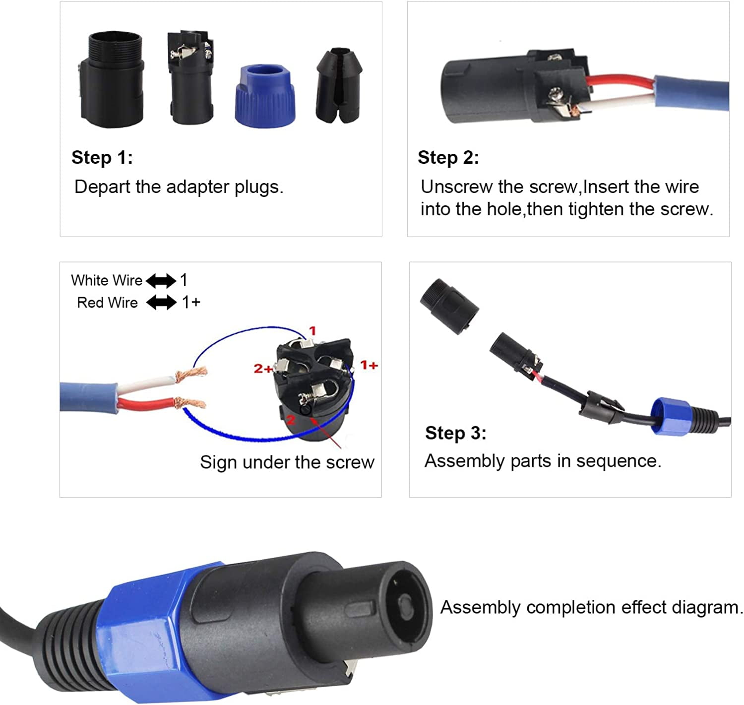 4 pole hotsell speakon cable