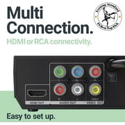 Open Box MAJORITY DVD CD Player, HDMI Input, USB Playback, RCA, Multi-Region & Connection