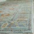 thumbnail image 5 of SAFAVIEH Valencia Grigor Traditional Polyester Area Rug, Steel Blue, 5' x 8', 5 of 7