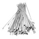 thumbnail image 2 of Bridas de material acero inoxidable multiusos de 100 unidades Bridas con cremallera para envoltura de con cierre automático 4.6 mm de ancho 46x150 mm shamjiam Sujetacables autobloqueante, 2 of 8