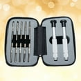 thumbnail image 3 of 12pcs Eyeglasses Sun Glasses Repair Kit Nose Pads Screws Ear Hooks Screwdriver Set, 3 of 5