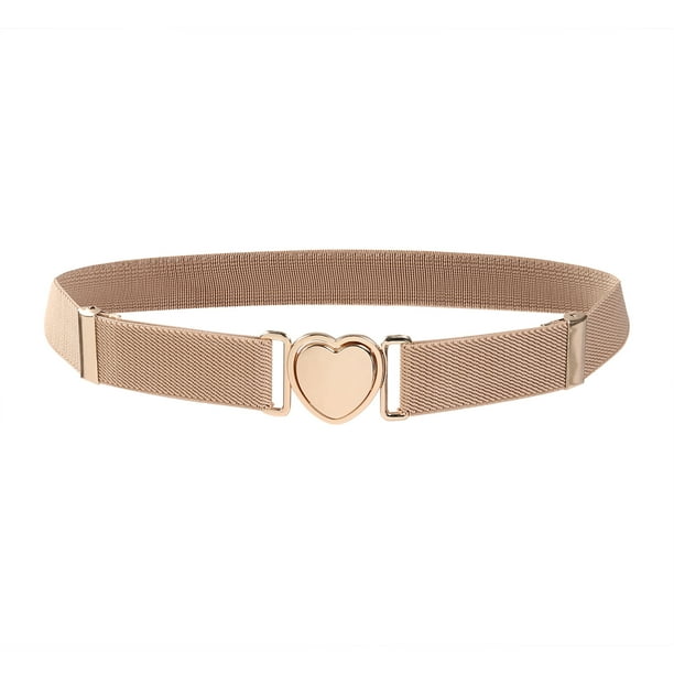 AmShibel Children Stretch Belts, Girls Multicolor Adjustable Elastic